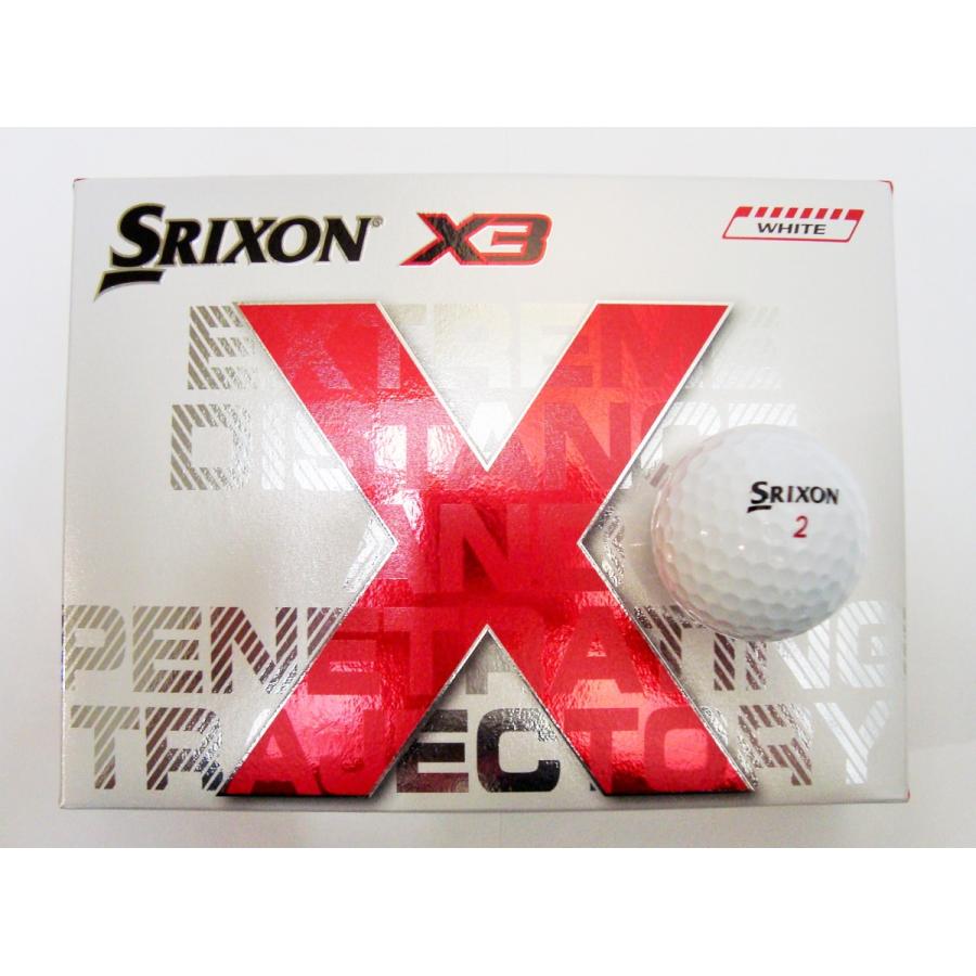 新品★ダンロップ★スリクソン X3 ボール★SRIXON★2022★ホワイト★1箱★12球｜fullshot-moriyama