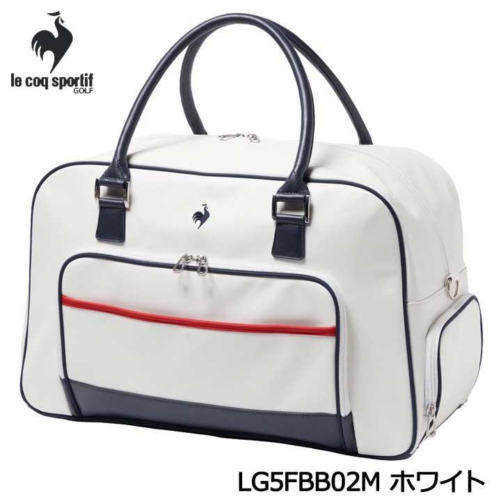 ルコック LG5FBB02M-WH00 ベーシックボストンバッグ(ホワイト)le coq sportif GOLF[LG5FBB02MWH00] 返品種別A le coq sportif GOLF（ルコックスポルティフ ゴルフ） 新品☆ルコック