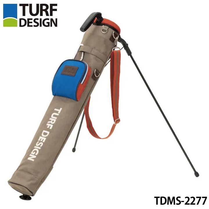 新品★ターフ デザイン★TURF DESIGN★TDMS-2277 ミニ スタンド バッグ★クラブケース★5～6本収納★帆布★【NV/BGN】ネイビー/グリーン TURF DESIGN 新品☆ターフ デザイン☆TURF DESIGN☆TDMS-2277