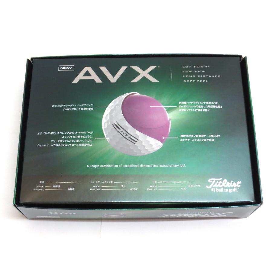 Titleist 新品☆タイトリスト☆AVX ボール☆2024☆ホワイト Titleist 新品☆タイトリスト☆AVX ボール☆2024☆ホワイト