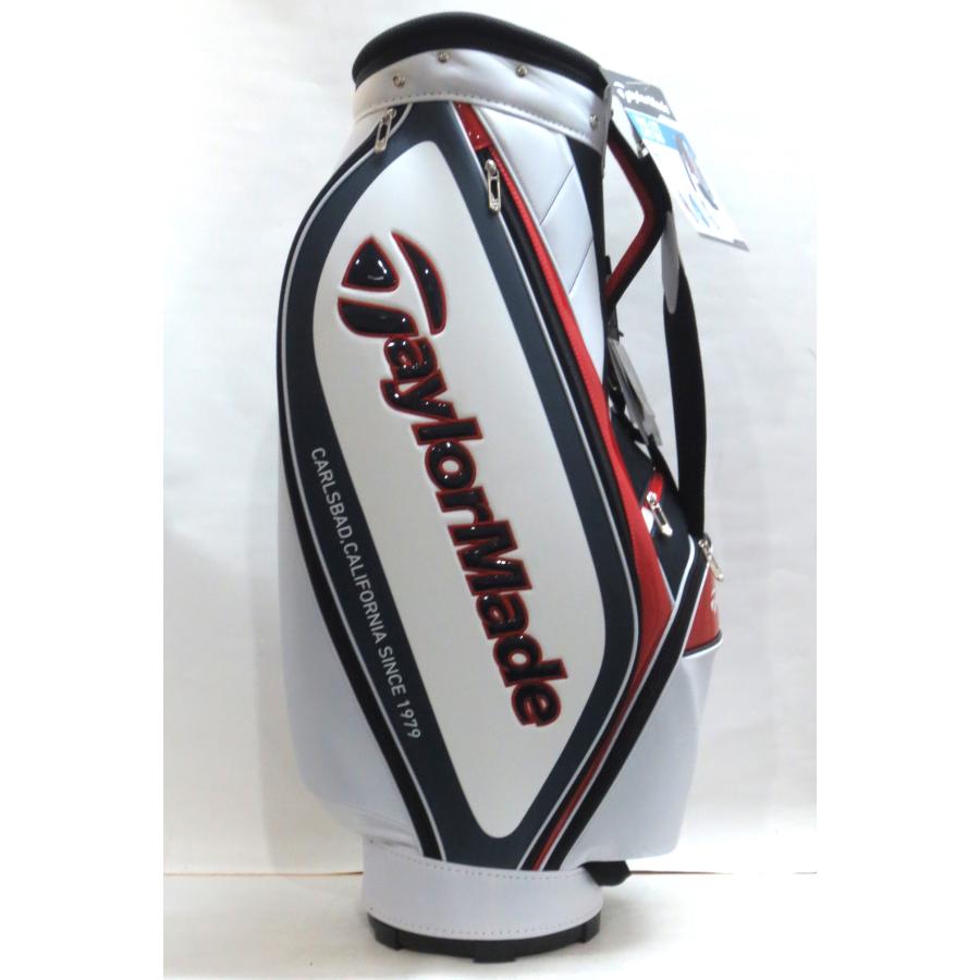 新品］TaylorMade キャディバッグ グレー/ホワイト/レッド