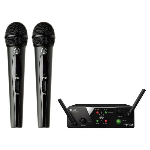 AKG WMS40 PRO2 ワイヤレスマイクシステム AKG AKG WMS40 PRO MINI2 VOCAL SET DUAL ワイヤレスマイク 2本 セット