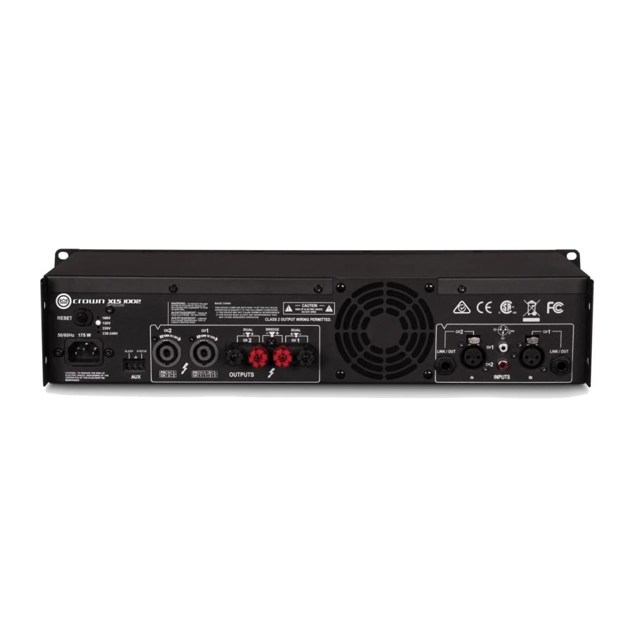 数量限定特別価格】CROWN XLS1002 | パワーアンプ 350W×2（4Ω）箱痛み