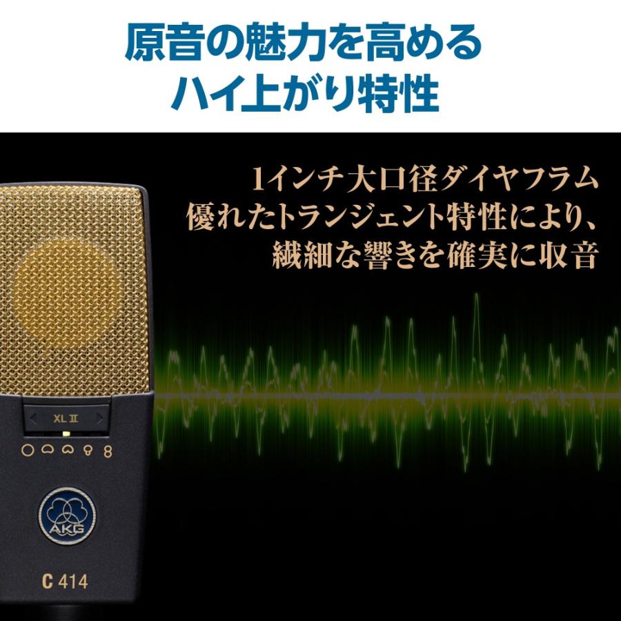 AKG AKG C414 XLII-Y4 コンデンサーマイク | ボーカル レコーディング