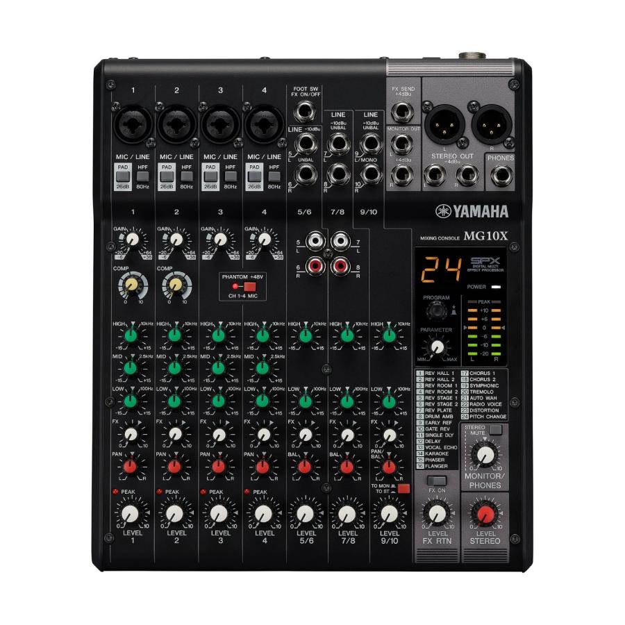 アナログミキサー MG10X 【新品同様】YAMAHA ヤマハ 概要 - ミキサー - Series MG | 配信機器・PA機器・レコーディング機器