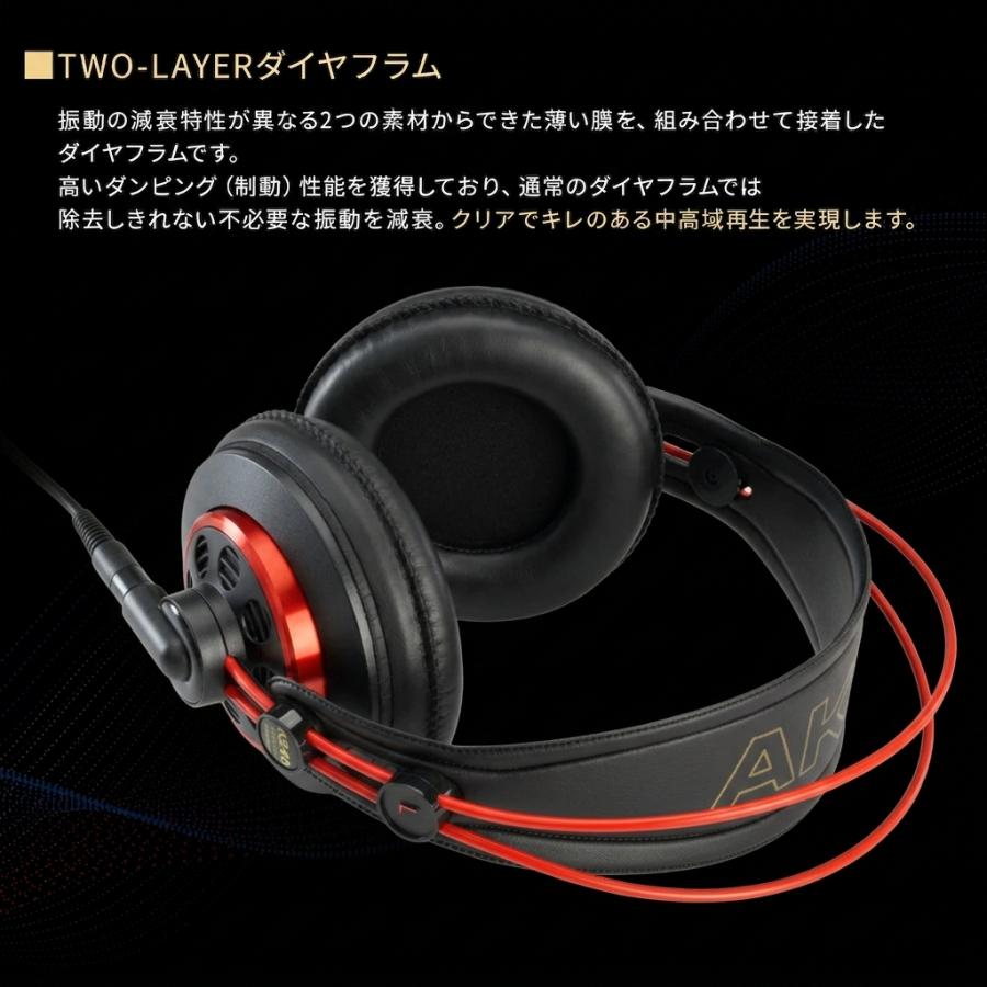 AKG P10倍 AKG K240 STUDIO Limited Edition モニターヘッドホン | 箱