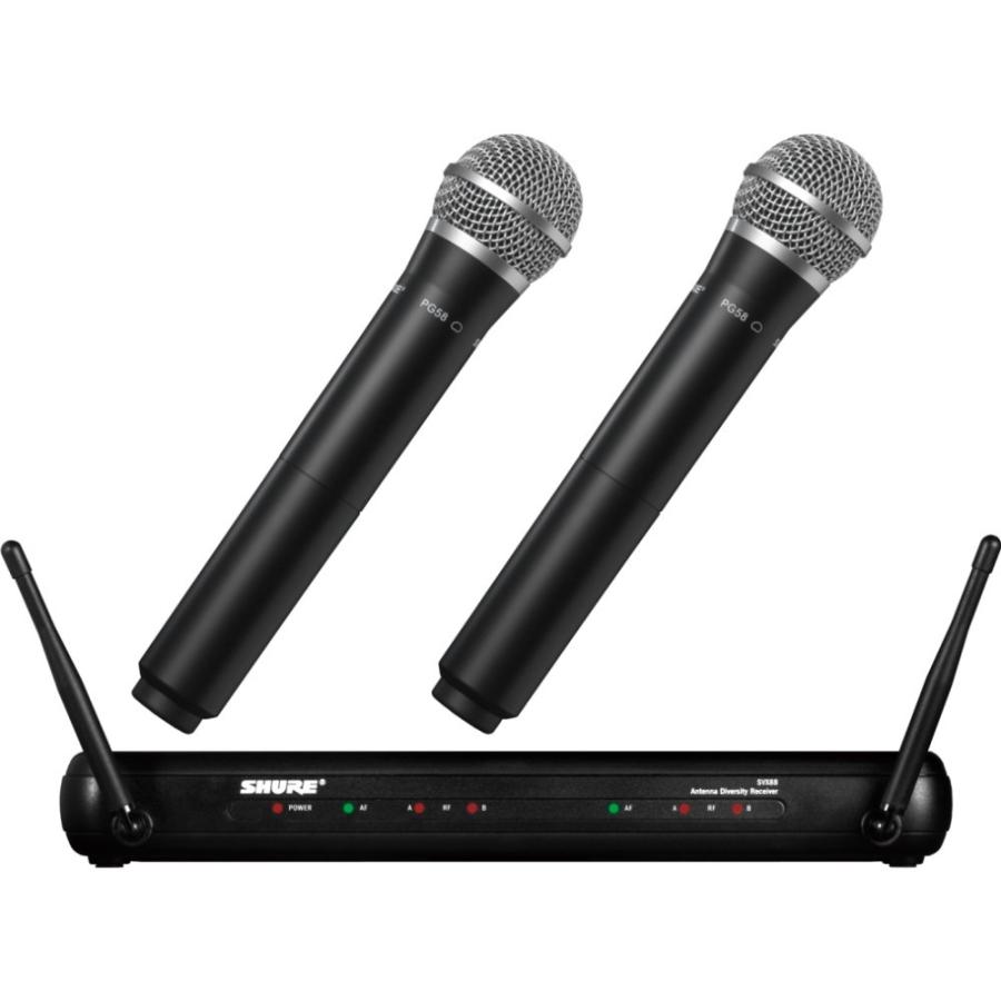 SHURE（シュア） Shure SVX288/PG58 ワイヤレスマイク 2本セット