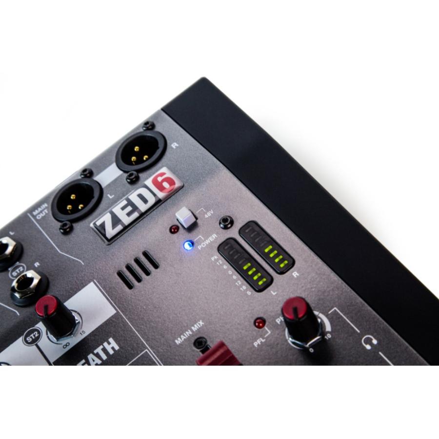 ALLEN&HEATH ZED6 アナログミキサー Allen & Heath ZED-6アナログミキサー| 自宅録音 DTM DAW 高音質