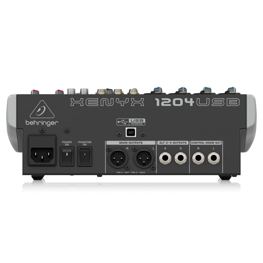 【作動確認済】behringer XENYX 1204USB アナログミキサー 高音質】【おすすめ】BEHRINGER/XENYX 1204USB アナログミキサーライブ