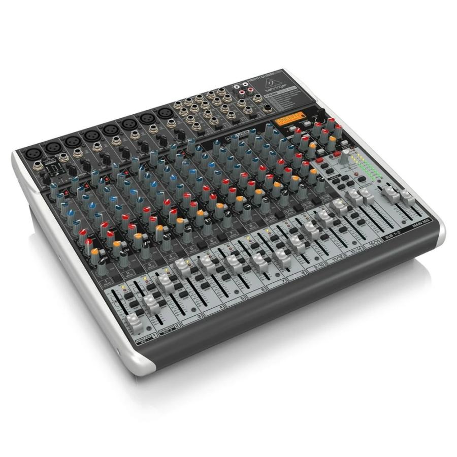 BEHRINGER QX2222USB XENYX アナログミキサー | USBオーディオインターフェース機能 3バンドEQ グラフィックイコライザー デジタルエフェクター リバーブ_1