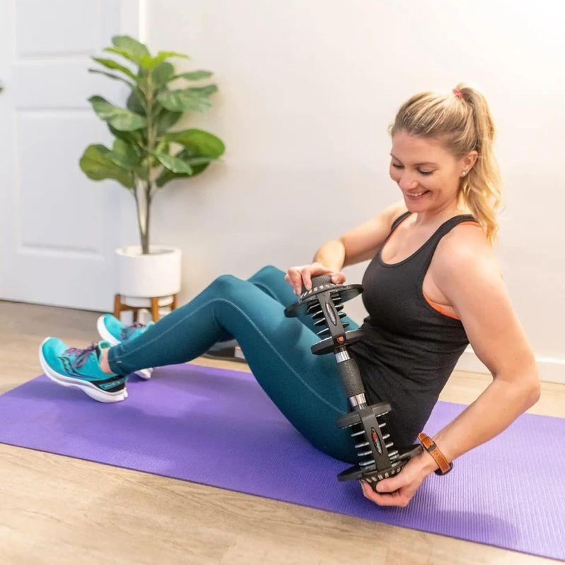 ATIVAFIT 可変式ダンベル 5kg-30kg 12段階調節 アジャスタブル ダンベル 可変式 簡単重量変更 ダイヤル式 コンパクト 静 5kg 可変式ダンベル 30kg 12段階調節 アジャスタブル ダンベル 可変式 簡単重量変更 ダイヤル式 コンパクト