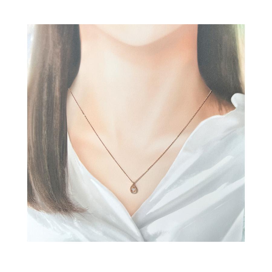 リボン済＆紙袋 4℃ ネックレス ヨンドシー 正規品 レディース canal4℃ しずくモチーフ カナル4℃ ペンダント | Canal4℃ | 06