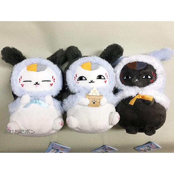 夏目友人帳 ぬいぐるみ 新発売 ニャンコ先生お月見ケープ 全３種セット 入荷済み 宅配便発送