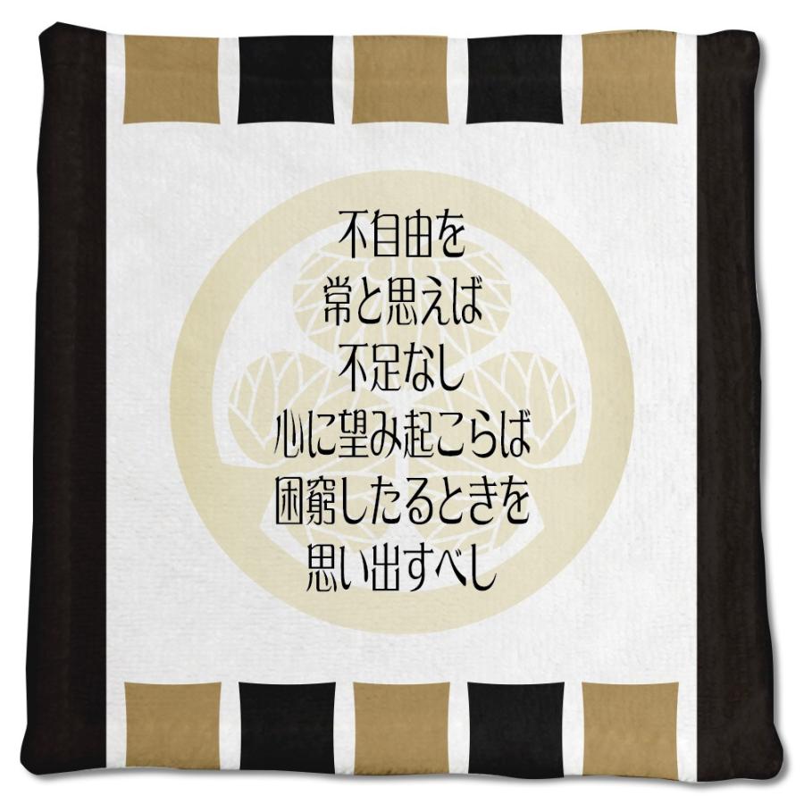 武将 名言 グッズ ハンドタオル 徳川家康 31 不自由を、常と思えば、不足なし… オリジナル 戦国武将 座右の銘【ポジティブグッズ】PSTV 推し活 | 