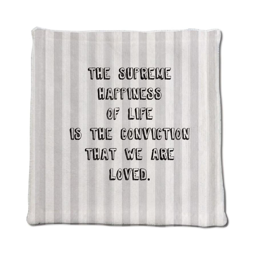 英語 名言 グッズ ハンドタオル The Supreme Happiness 102 ストライプ 0mm 0mm オリジナル おすすめ 部活 引退 E オリジナルグッズ専門店ファンクリ 通販 Yahoo ショッピング