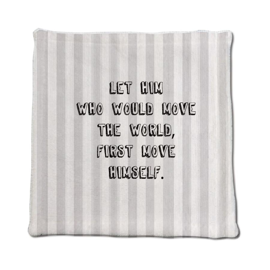 英語 名言 グッズ ハンドタオル Let Him Who Would Move 139 ストライプ 0mm 0mm オリジナル おすすめ かっこいい E オリジナルグッズ専門店ファンクリ 通販 Yahoo ショッピング