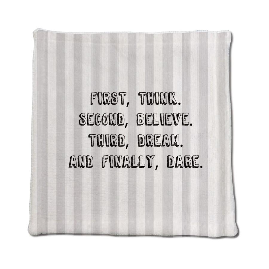 英語 名言 グッズ ハンドタオル First Think Second Believe 146 ストライプ 0mm 0mm オリジナル おすすめ かっこいい E オリジナルグッズ専門店ファンクリ 通販 Yahoo ショッピング