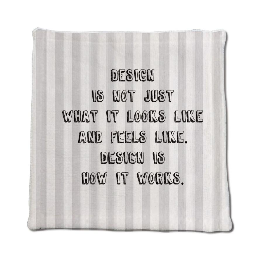 英語 名言 グッズ ハンドタオル Design Is Not Just 160 ストライプ 0mm 0mmオリジナル おすすめ かっこいい E オリジナルグッズ専門店ファンクリ 通販 Yahoo ショッピング