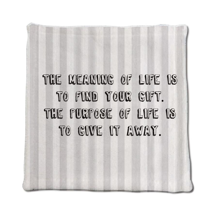 英語 名言 グッズ ハンドタオル The Meaning Of Life Is 5 ストライプ 0mm 0mmオリジナル Pstv クリスマス E オリジナルグッズ専門店ファンクリ 通販 Yahoo ショッピング