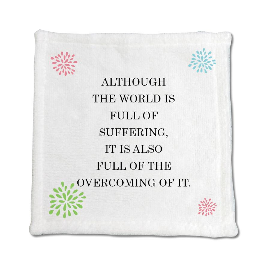 英語 名言 グッズ ハンドタオル Although The World Is 22 花火 0mm 0mm オリジナル おすすめ かっこいい 父の日 E オリジナルグッズ専門店ファンクリ 通販 Yahoo ショッピング