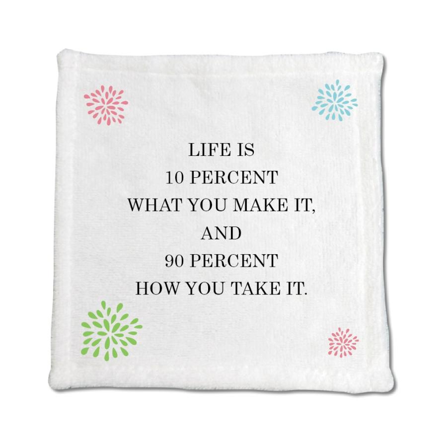 英語 名言 グッズ ハンドタオル Life Is 10 Percent 99 花火 0mm 0mm オリジナル おすすめ かっこいい E オリジナルグッズ専門店ファンクリ 通販 Yahoo ショッピング