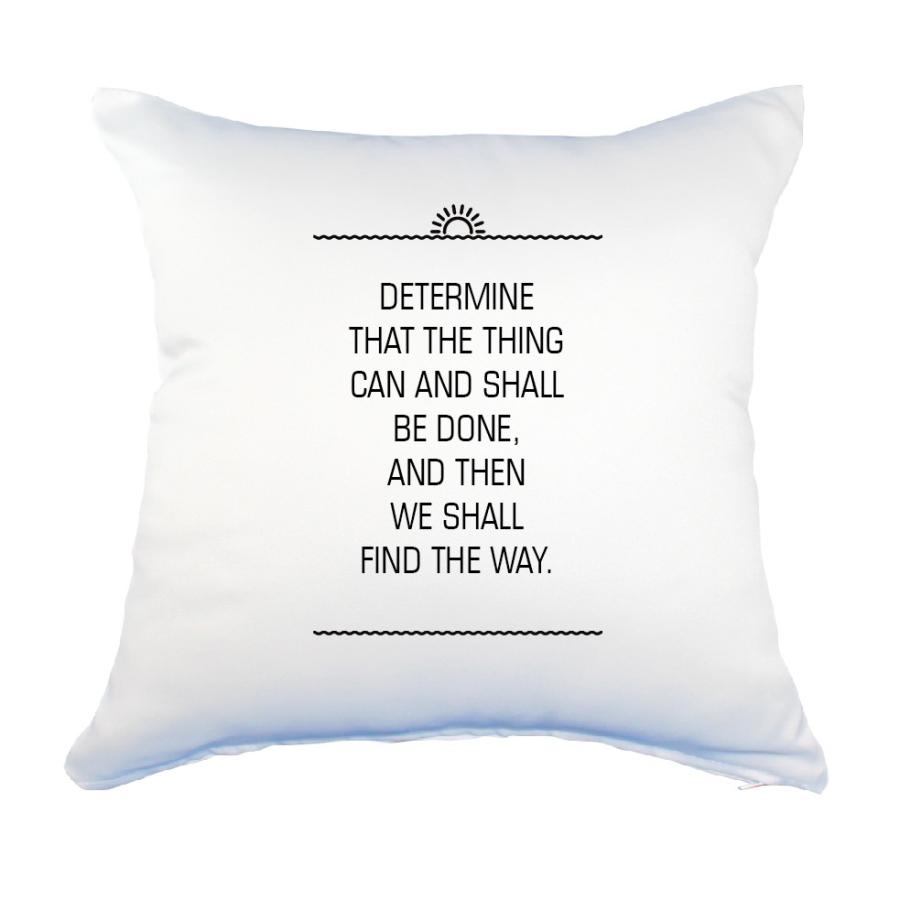 英語 名言 グッズ クッション Lサイズ Determine That The Thing 138 サンライズ 45 45cm オリジナル Pstv 卒業 E1942 オリジナルグッズ専門店ファンクリ 通販 Yahoo ショッピング