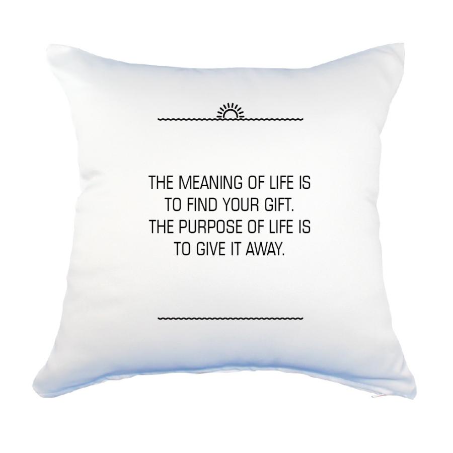 英語 名言 グッズ クッション Lサイズ The Meaning Of Life Is 5 サンライズ 45 45cm オリジナル Pstv クリスマス E2109 オリジナルグッズ専門店ファンクリ 通販 Yahoo ショッピング