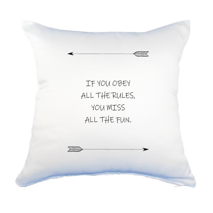英語 名言 グッズ クッション Lサイズ カバーのみ If You Obey All The Rules 218 アロー 45 45cm オリジナル おすすめ 部活 引退 E2724 オリジナルグッズ専門店ファンクリ 通販 Yahoo ショッピング
