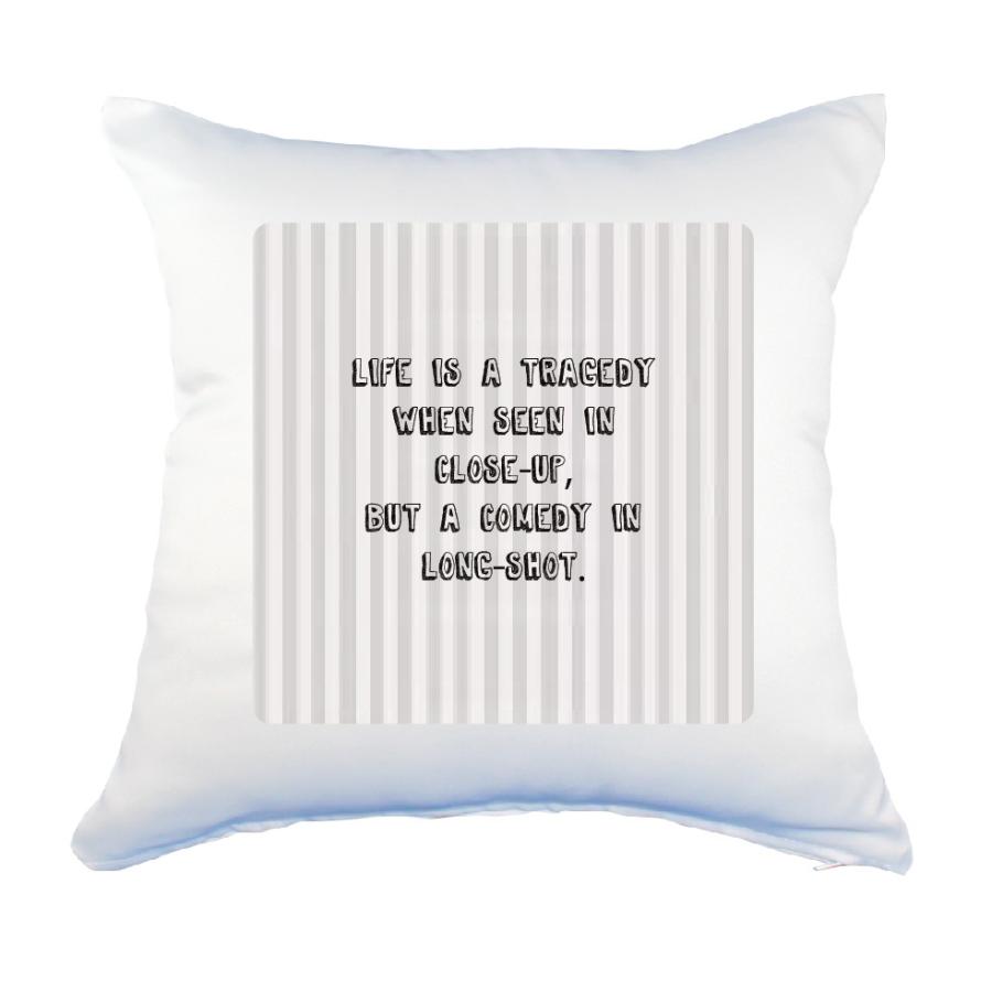 英語 名言 グッズ クッション Lサイズ カバーのみ Life Is A Tragedy 147 ストライプ 45 45cm オリジナル おすすめ かっこいい 父の日 E49 オリジナルグッズ専門店ファンクリ 通販 Yahoo ショッピング