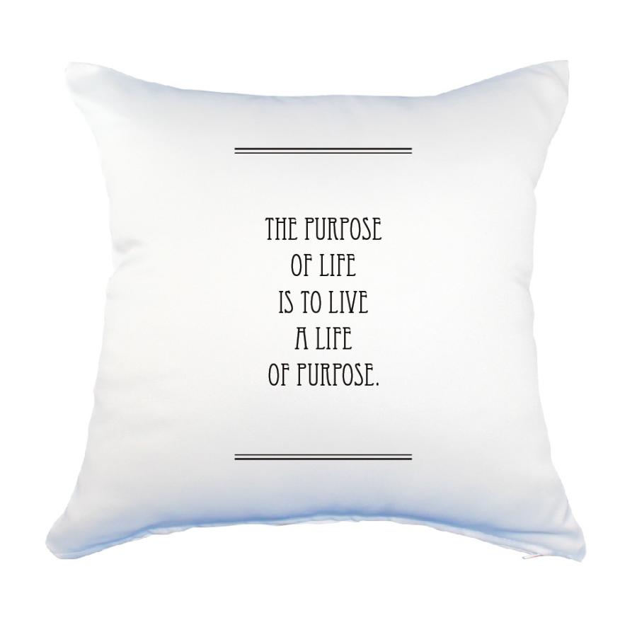 英語 名言 グッズ クッション Lサイズ The Purpose Of Life 101 ライン 45 45cm オリジナル Pstv 卒業 E777 オリジナルグッズ専門店ファンクリ 通販 Yahoo ショッピング