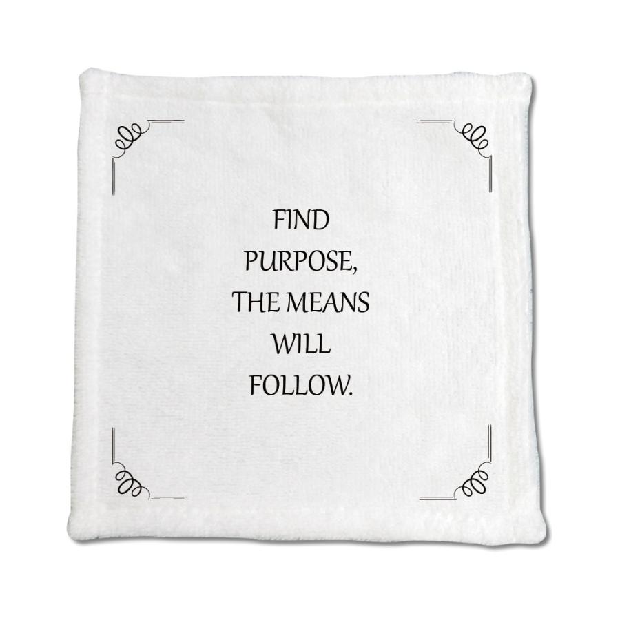 英語 名言 グッズ ハンドタオル Find Purpose 38 コイル 0mm 0mm ミニタオル オリジナル 敬老の日 E8140 オリジナルグッズ専門店ファンクリ 通販 Yahoo ショッピング