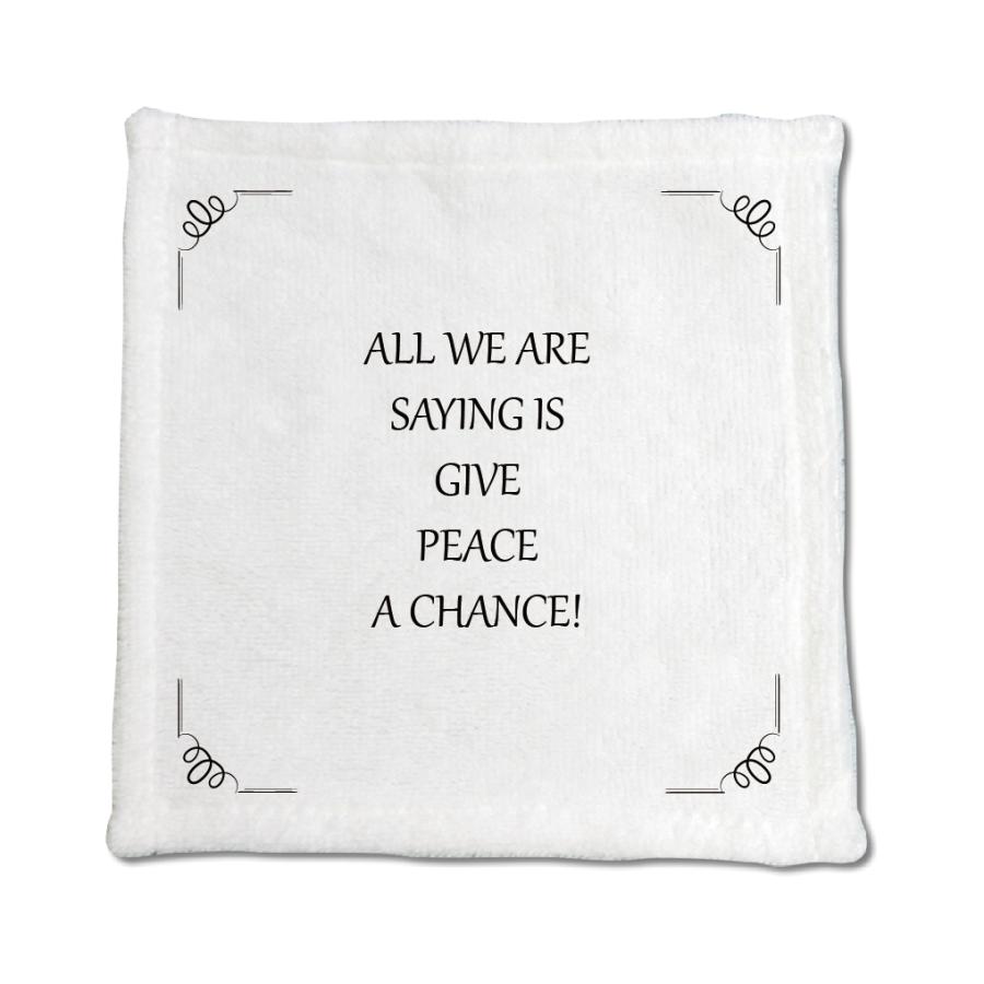 英語 名言 グッズ ハンドタオル All We Are Saying Is 39 コイル 0mm 0mm ミニタオル オリジナル 部活 引退 E8141 オリジナルグッズ専門店ファンクリ 通販 Yahoo ショッピング