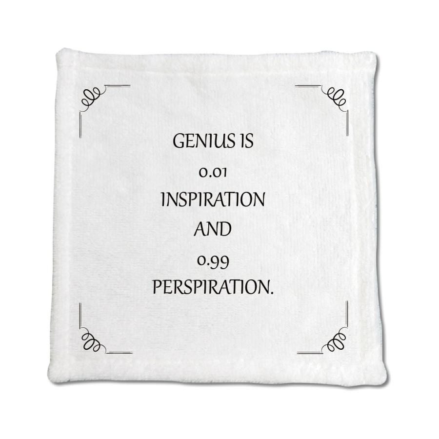 英語 名言 グッズ ハンドタオル Genius Is 1 76 コイル 0mm 0mm ミニタオル オリジナル おすすめ 部活 引退 E8178 オリジナルグッズ専門店ファンクリ 通販 Yahoo ショッピング