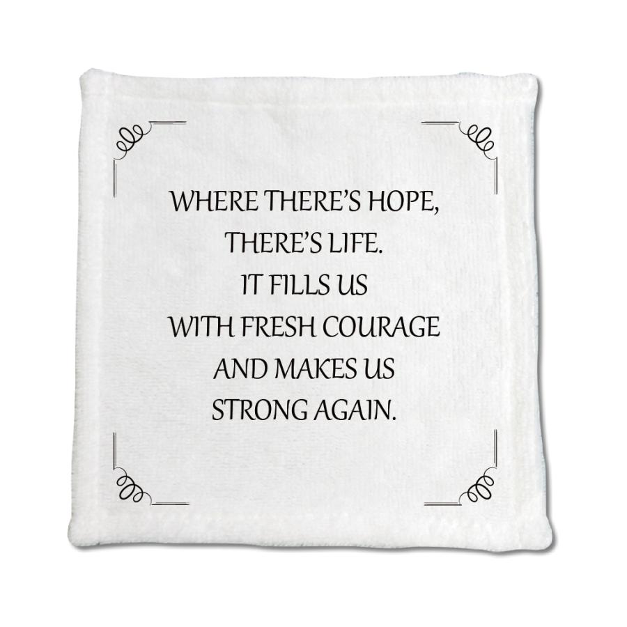 英語 名言 グッズ ハンドタオル Where There S Hope 134 コイル 0mm 0mm ミニタオル オリジナル おすすめ かっこいい 6 オリジナルグッズ専門店ファンクリ 通販 Yahoo ショッピング