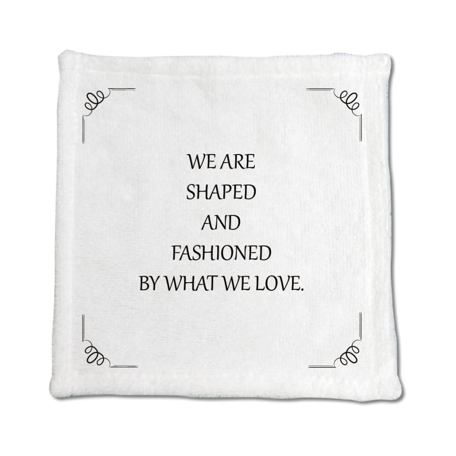 英語 名言 グッズ ハンドタオル We Are Shaped 230 コイル 148mm 148mm ミニタオル オリジナル Pstv 七五三 2 オリジナルグッズ専門店ファンクリ 通販 Yahoo ショッピング