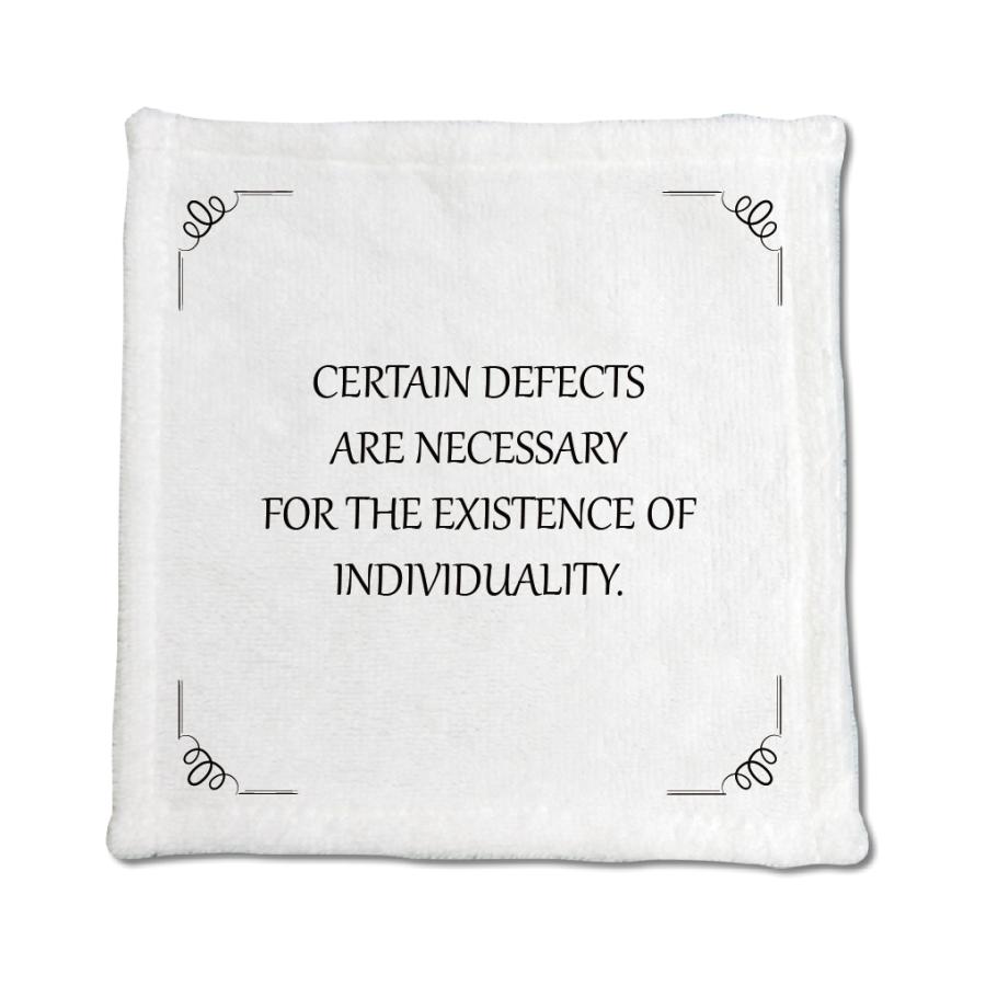 英語 名言 グッズ ハンドタオル Certain Defects Are Necessary 232 コイル 148mm 148mm ミニタオル オリジナル おすすめ かっこいい 4 オリジナルグッズ専門店ファンクリ 通販 Yahoo ショッピング