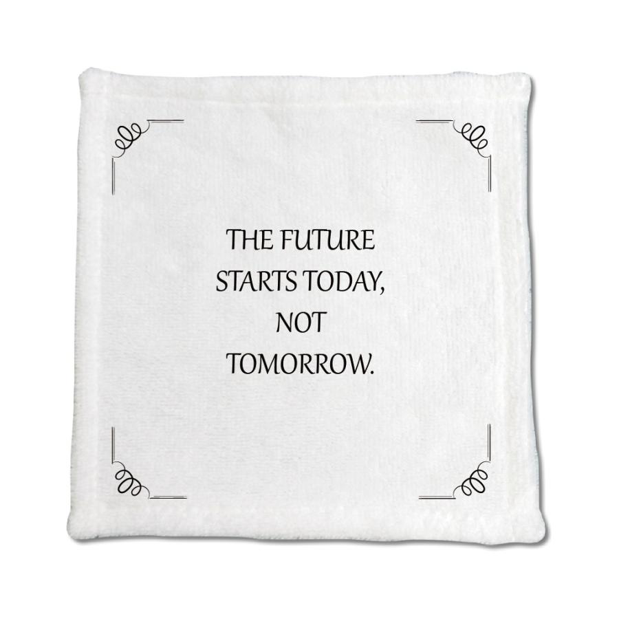 英語 名言 グッズ ハンドタオル The Future Starts Today 261 コイル 0mm 0mm ミニタオル オリジナル おすすめ かっこいい E63 オリジナルグッズ専門店ファンクリ 通販 Yahoo ショッピング