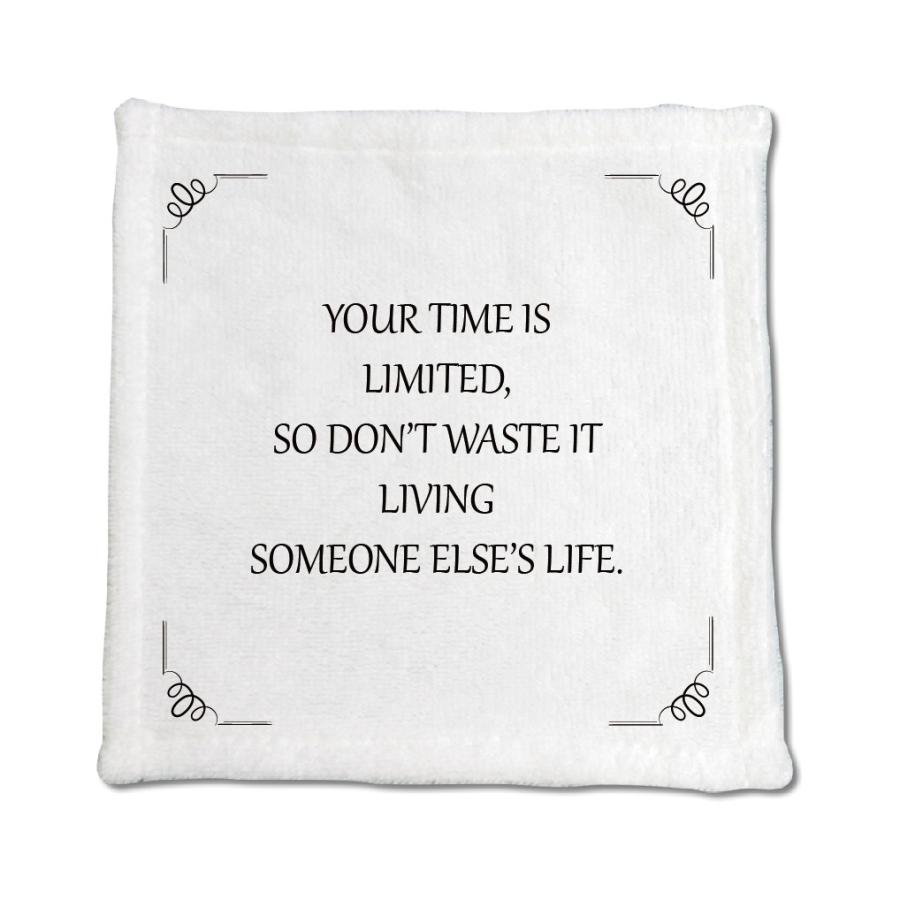 英語 名言 グッズ ハンドタオル Your Time Is Limited 264 コイル 0mm 0mm ミニタオル オリジナル おすすめ かっこいい E66 グッズ うちわ専門店 ファンクリ 通販 Yahoo ショッピング