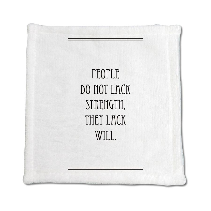 英語 名言 グッズ ハンドタオル Eople Do Not Lack 28 ライン 0 0mm ミニタオル オリジナル おすすめ かっこいい E8406 オリジナルグッズ専門店ファンクリ 通販 Yahoo ショッピング