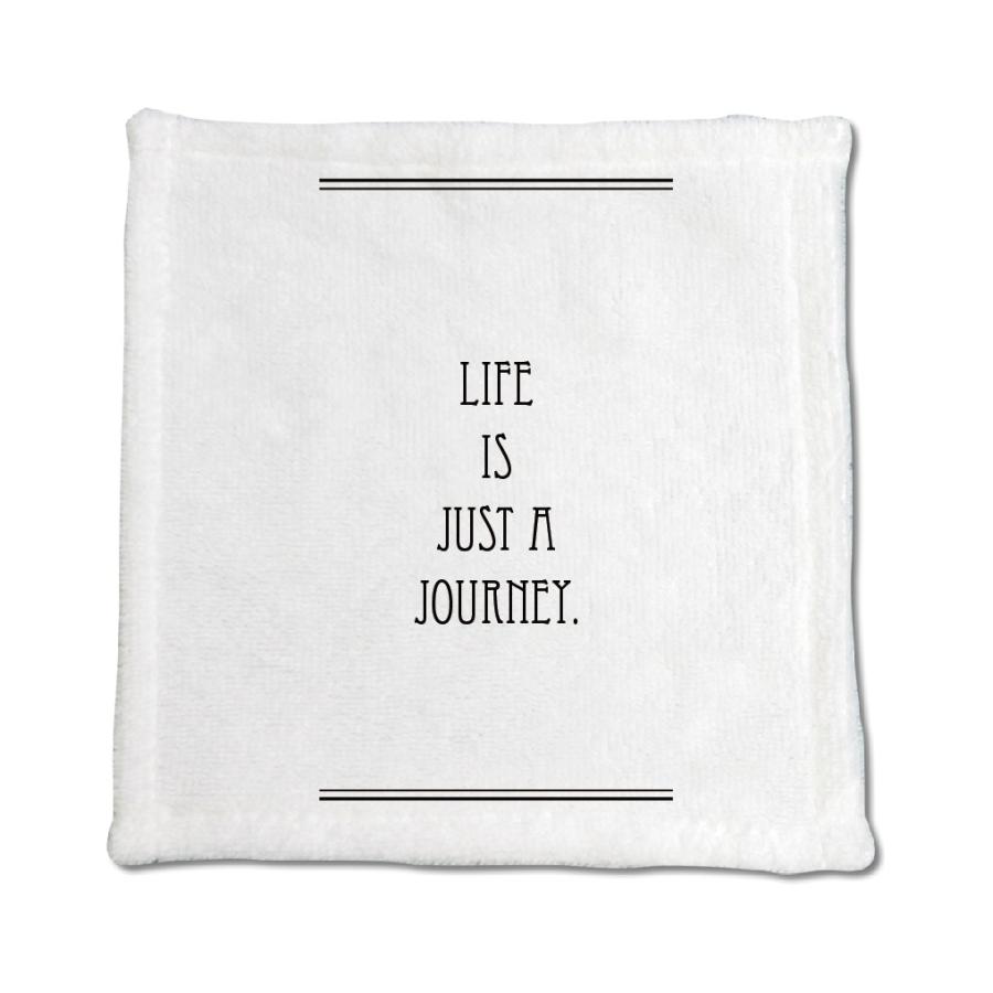 英語 名言 グッズ ハンドタオル Life Is Just A Journey 66 ライン 0mm 0mm ミニタオル オリジナル おすすめ かっこいい E8444 オリジナルグッズ専門店ファンクリ 通販 Yahoo ショッピング