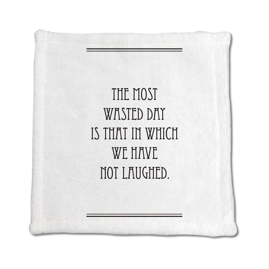 英語 名言 グッズ ハンドタオル The Most Wasted Day 105 ライン 0mm 0mm ミニタオル オリジナル おすすめ かっこいい E84 オリジナルグッズ専門店ファンクリ 通販 Yahoo ショッピング