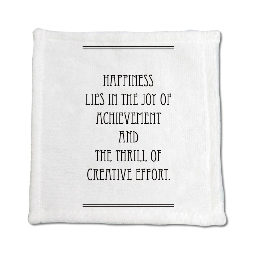 英語 名言 グッズ ハンドタオル Happiness Lies In The Joy Of 113 ライン 0mm 0mm ミニタオル オリジナル おすすめ かっこいい E8491 オリジナルグッズ専門店ファンクリ 通販 Yahoo ショッピング