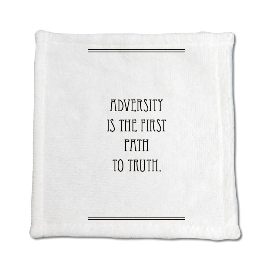 英語 名言 グッズ ハンドタオル Adversity Is The First 118 ライン 0mm 0mm ミニタオル オリジナル おすすめ かっこいい E8496 オリジナルグッズ専門店ファンクリ 通販 Yahoo ショッピング