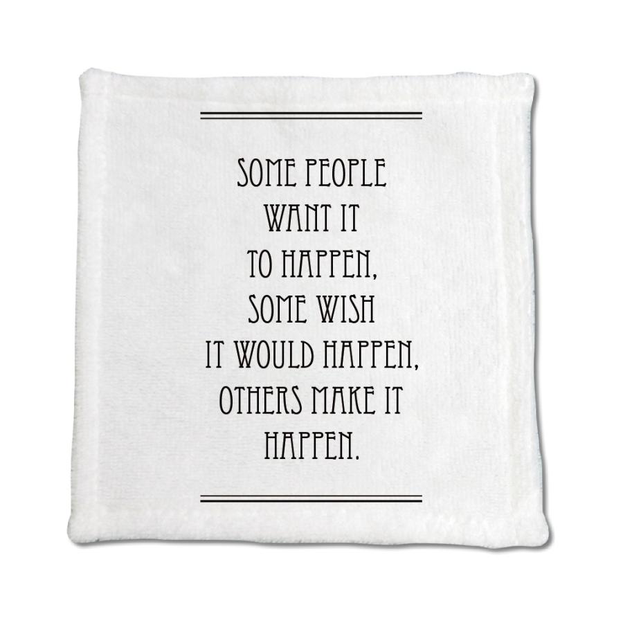 英語 名言 グッズ ハンドタオル Ome People Want It 137 ライン 0mm 0mm ミニタオル オリジナル おすすめ かっこいい E8515 オリジナルグッズ専門店ファンクリ 通販 Yahoo ショッピング