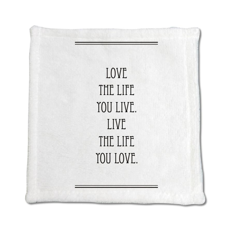 英語 名言 グッズ ハンドタオル Love The Life 159 ライン 45 45cm オリジナル おすすめ かっこいい 父の日 E8537 オリジナルグッズ専門店ファンクリ 通販 Yahoo ショッピング