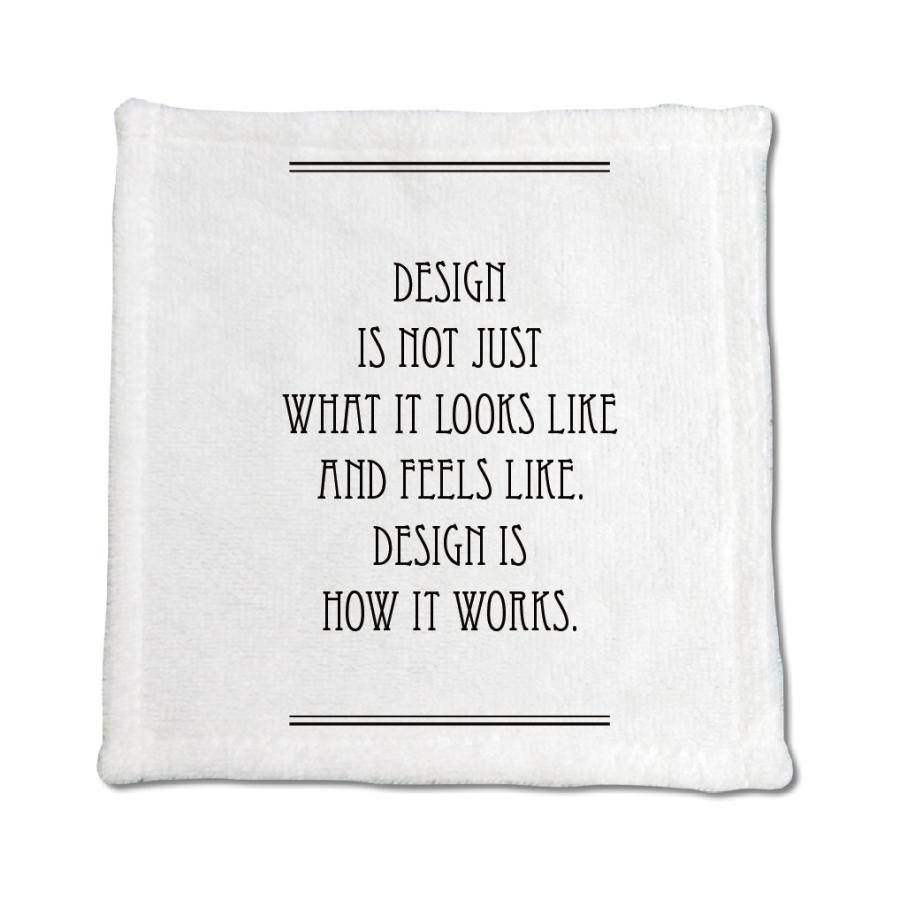 英語 名言 グッズ ハンドタオル Design Is Not Just 160 ライン 45 45cm オリジナル おすすめ 部活 引退 E8538 オリジナルグッズ専門店ファンクリ 通販 Yahoo ショッピング