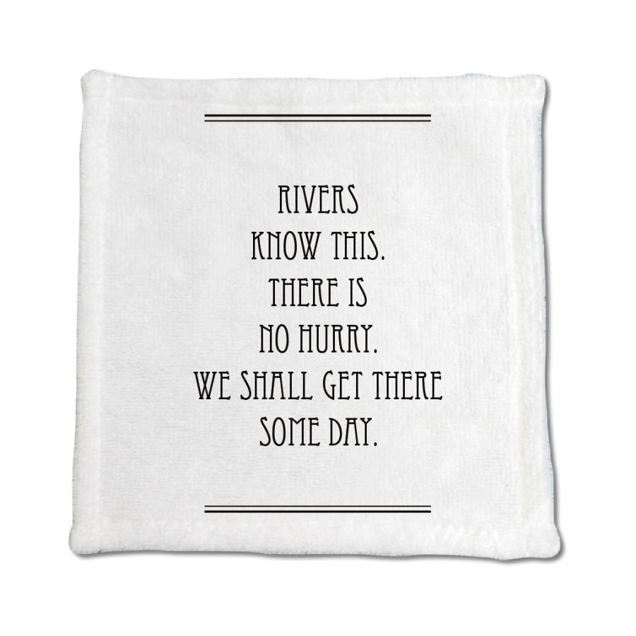 英語 名言 グッズ ハンドタオル Rivers Know This 168 ライン 45 45cm オリジナル Pstv 七五三 E8546 オリジナルグッズ専門店ファンクリ 通販 Yahoo ショッピング