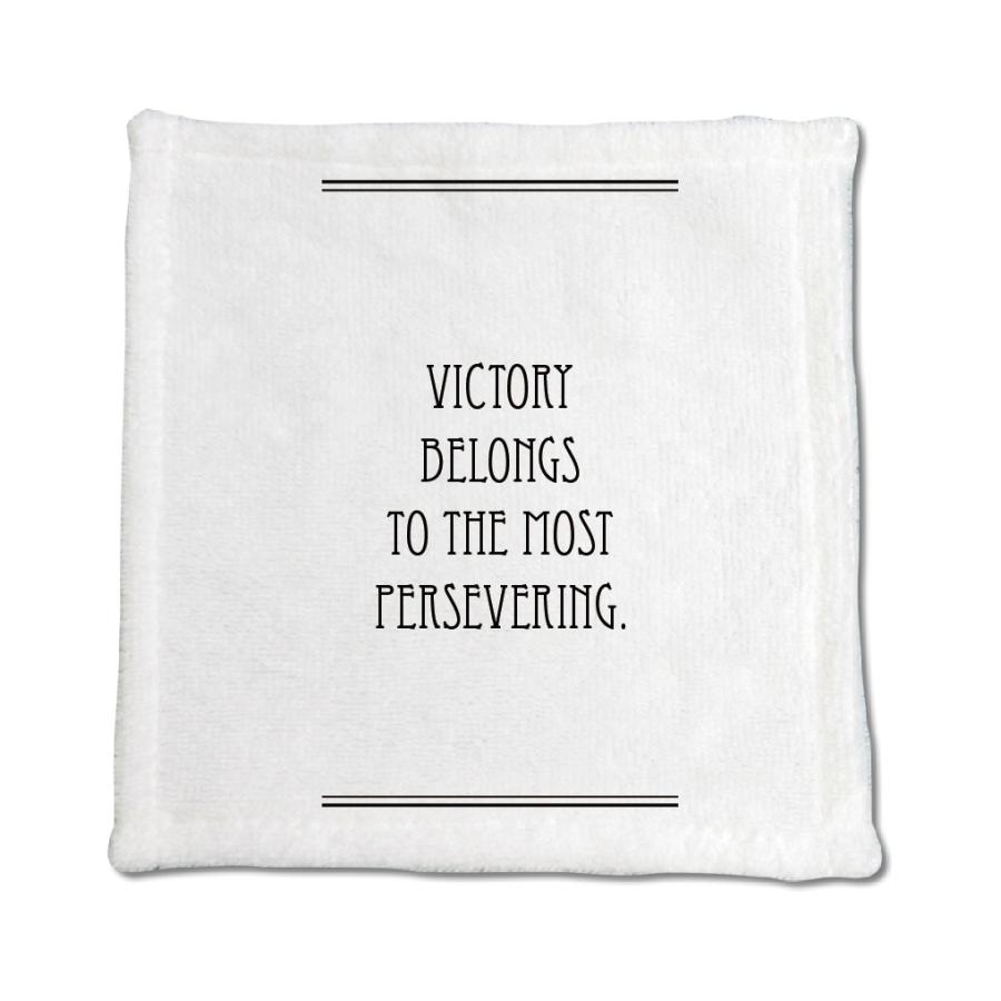 英語 名言 グッズ ハンドタオル Victory Belongs 170 ライン 45 45cm オリジナル おすすめ 部活 引退 E8548 オリジナルグッズ専門店ファンクリ 通販 Yahoo ショッピング