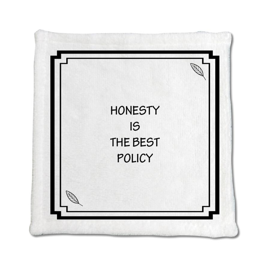 英語 名言 グッズ ハンドタオル Honesty Is 7 リーフブラック 0mm 0mm ミニタオル オリジナル おすすめ かっこいい E8661 オリジナルグッズ専門店ファンクリ 通販 Yahoo ショッピング
