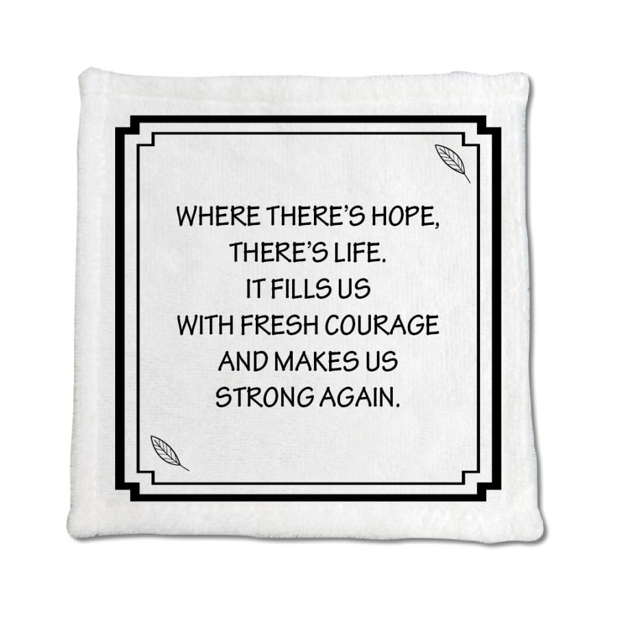 英語 名言 グッズ ハンドタオル Where There S Hope 134 リーフブラック 0mm 0mm ミニタオル オリジナル おすすめ 部活 引退 E87 オリジナルグッズ専門店ファンクリ 通販 Yahoo ショッピング